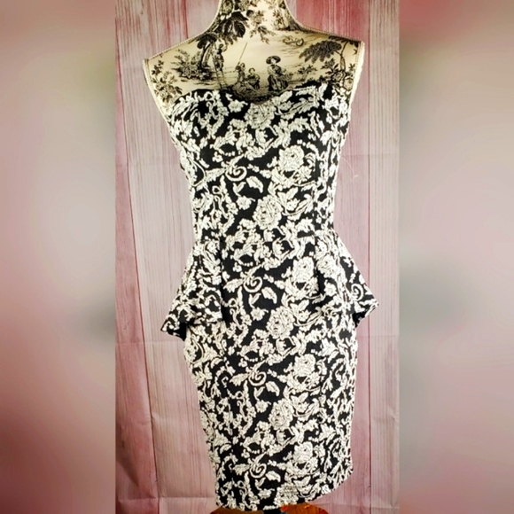 Bailey Blue Dresses & Skirts - Peplum mini dress, size M